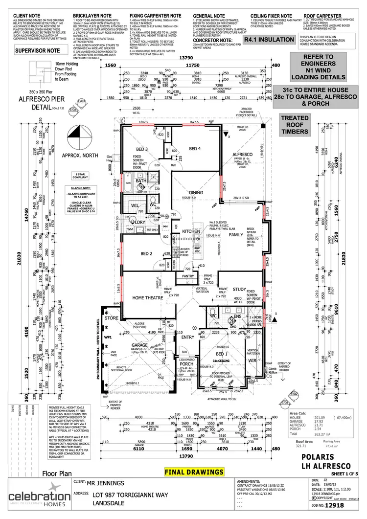 Floorplan of Homely house listing, 21 Torrigiani Street, Landsdale WA 6065