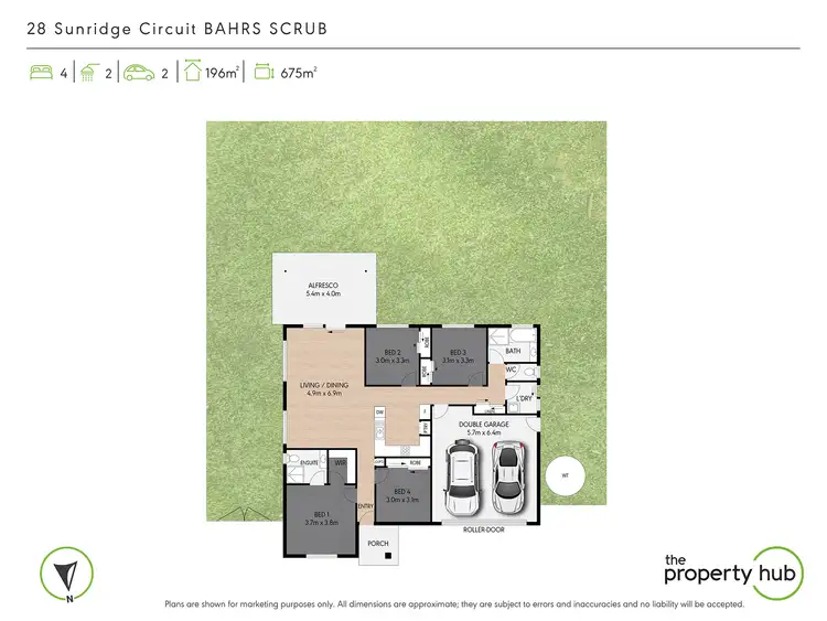 Floorplan of Homely house listing, 28 Sunridge Circuit, Bahrs Scrub QLD 4207
