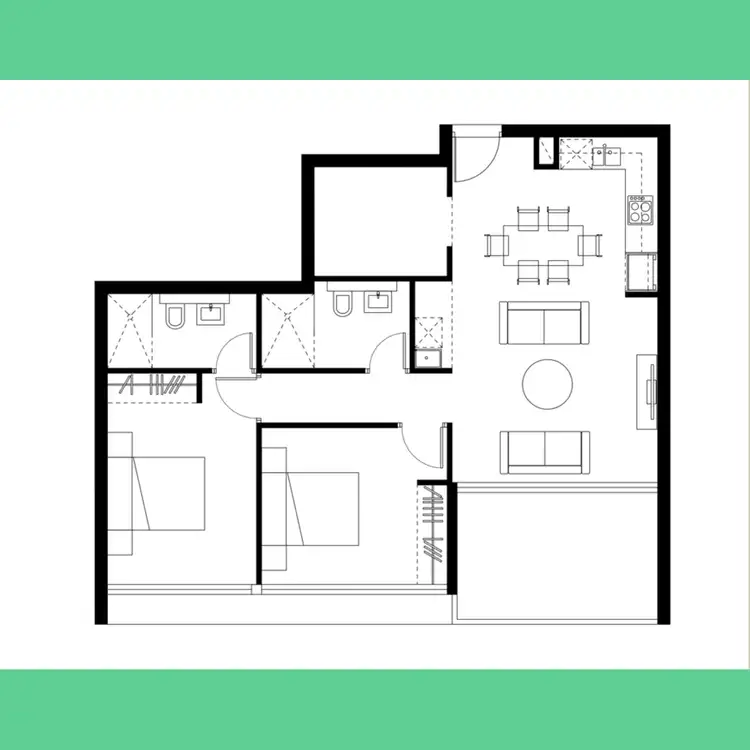 Floorplan of Homely apartment listing, 209C/101 Waterloo Road, Macquarie Park NSW 2113