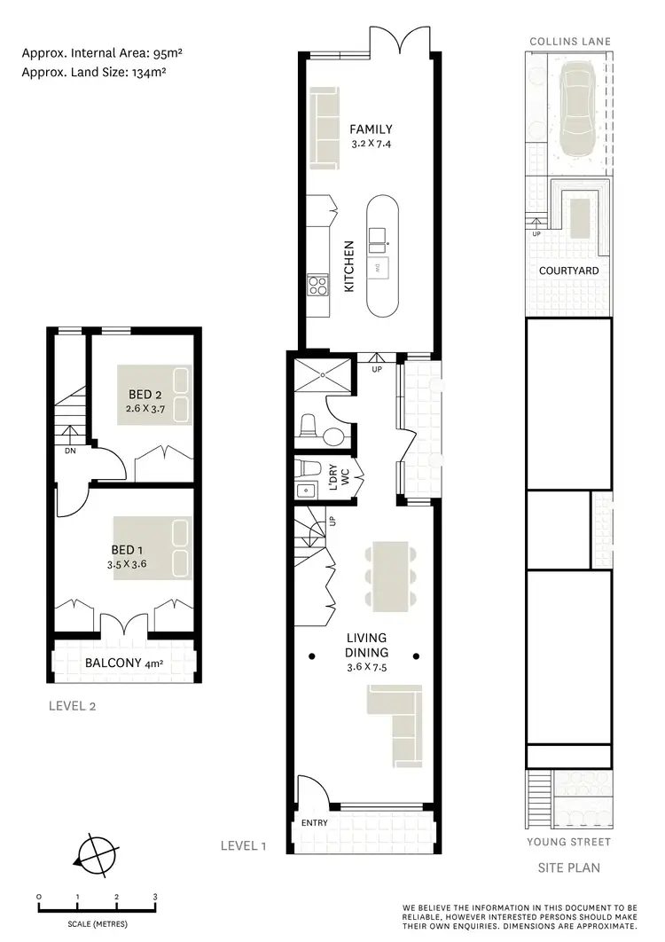 Floorplan of Homely terrace listing, 237 Young Street, Annandale NSW 2038