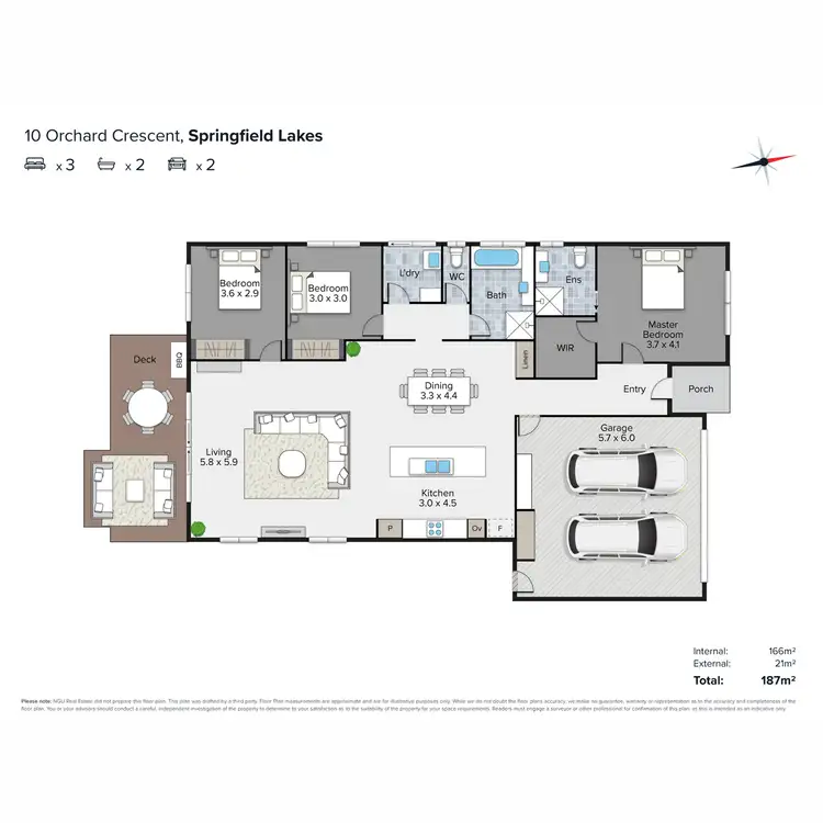 Floorplan of Homely house listing, 10 Orchard Crescent, Springfield Lakes QLD 4300