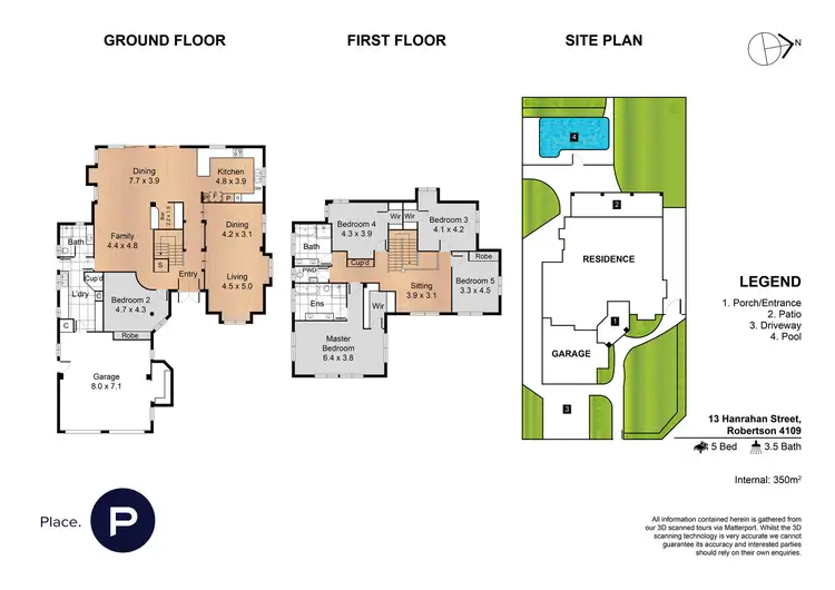 Floorplan of Homely house listing, 13 Hanrahan Street, Robertson QLD 4109