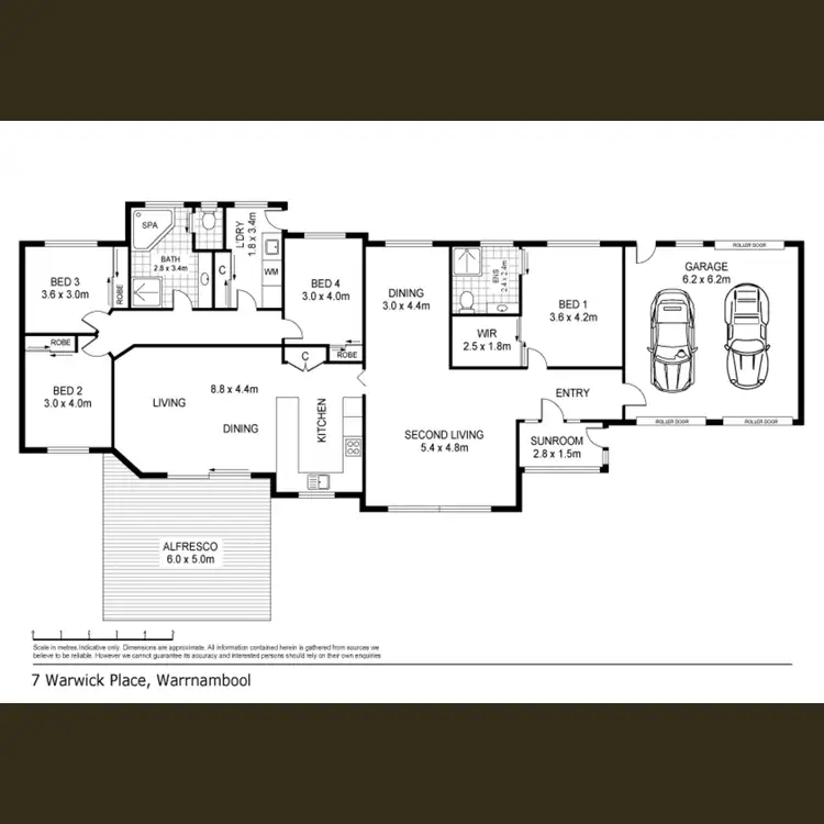 Floorplan of Homely house listing, 7 Warwick Place, Warrnambool VIC 3280