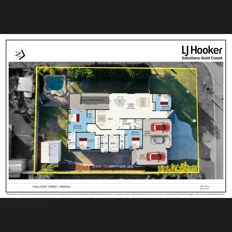 Floorplan of Homely house listing, 1 Millicent Street, Ormeau QLD 4208