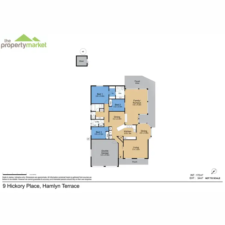 Floorplan of Homely house listing, 9 Hickory Place, Hamlyn Terrace NSW 2259