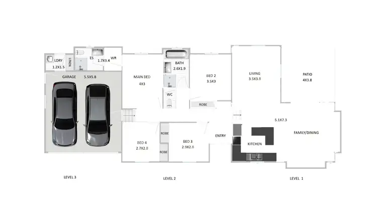 Floorplan of Homely house listing, 54 Opossum Circuit, Springfield Lakes QLD 4300