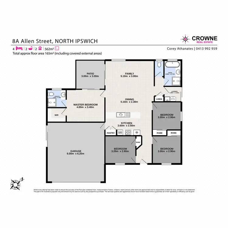 Floorplan of Homely house listing, 8A Allen Street, North Ipswich QLD 4305