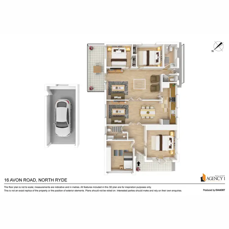 Floorplan of Homely house listing, 16 Avon Road, North Ryde NSW 2113
