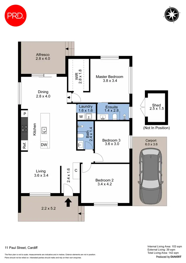 Floorplan of Homely house listing, 11 Paul Street, Cardiff NSW 2285