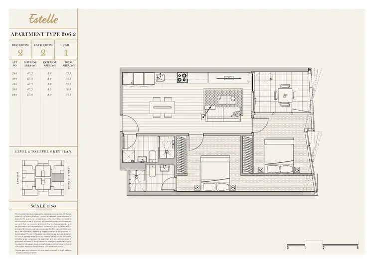 Floorplan of Homely apartment listing, 604/132 Burnley Street, Richmond VIC 3121