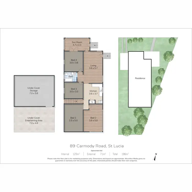 Floorplan of Homely house listing, 89 Carmody Road, St Lucia QLD 4067