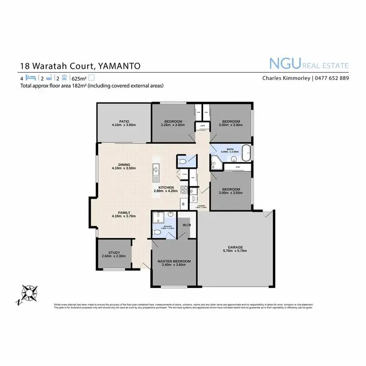 Floorplan of Homely house listing, 18 Waratah Court, Yamanto QLD 4305