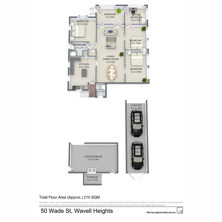 Floorplan of Homely house listing, 50 Wade Street, Wavell Heights QLD 4012