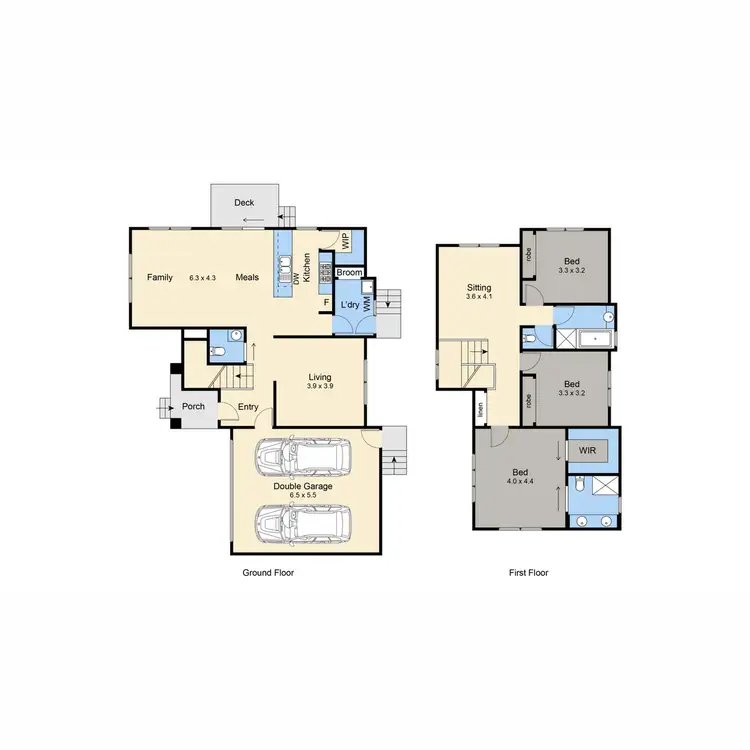 Floorplan of Homely house listing, 3/23-25 Overlea Avenue, Rosebud VIC 3939