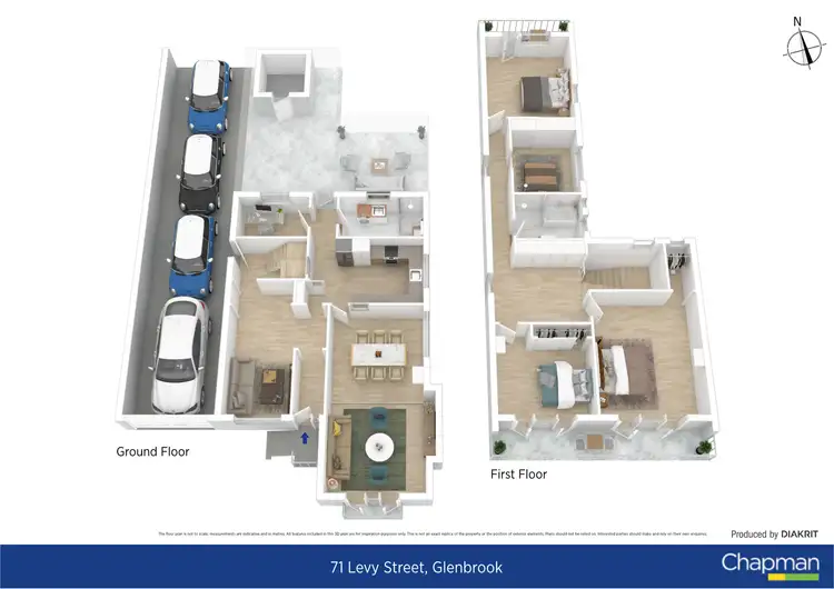 Floorplan of Homely house listing, 71 Levy Street, Glenbrook NSW 2773