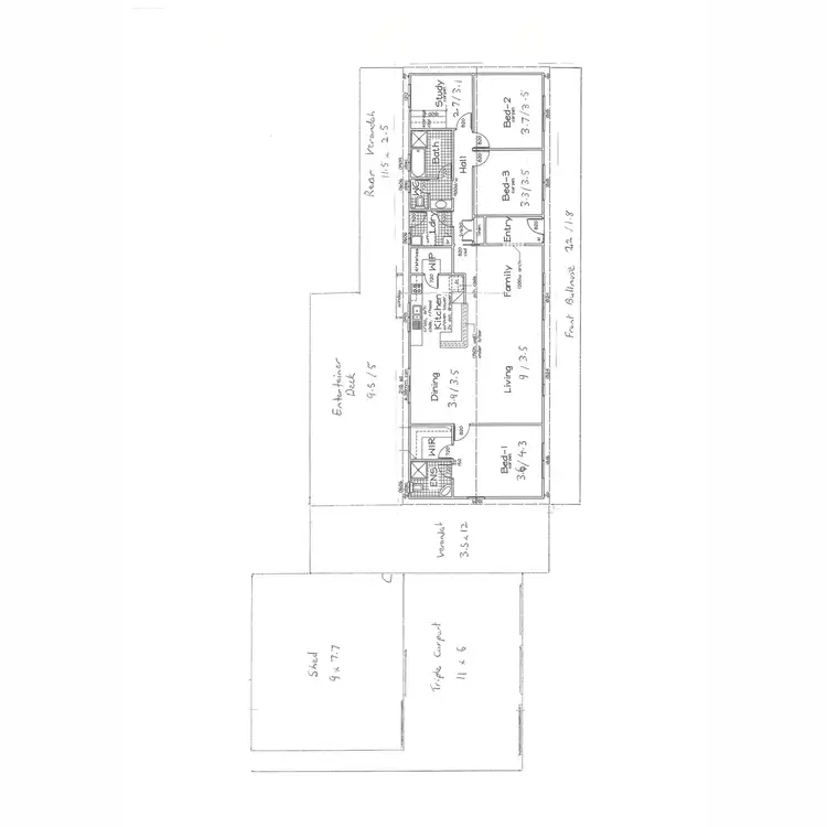 Floorplan of Homely house listing, 7 Eileen Street, Spalding SA 5454