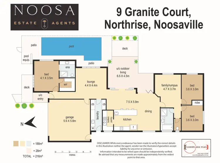Floorplan of Homely house listing, 9 Granite Court, Noosaville QLD 4566