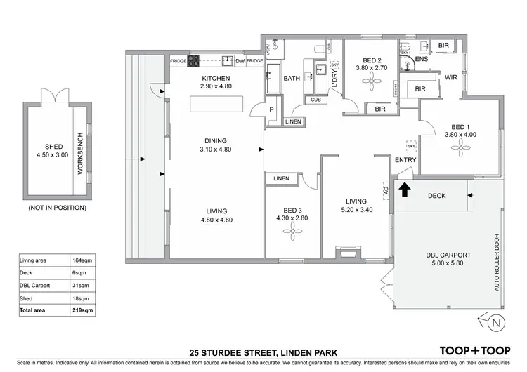 Floorplan of Homely house listing, 25 Sturdee Street, Linden Park SA 5065