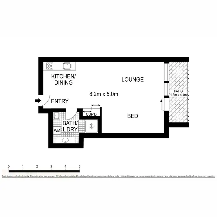 Floorplan of Homely apartment listing, 204/32 Leichhardt Street, Spring Hill QLD 4000