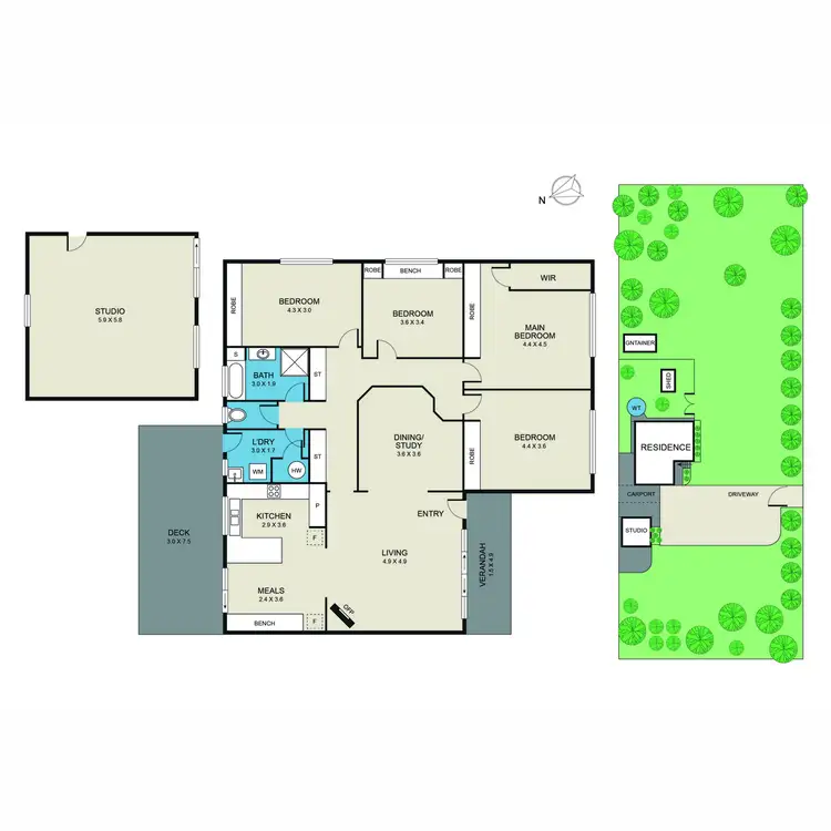 Floorplan of Homely rural property listing, 3 Majors Lane, Keinbah NSW 2320