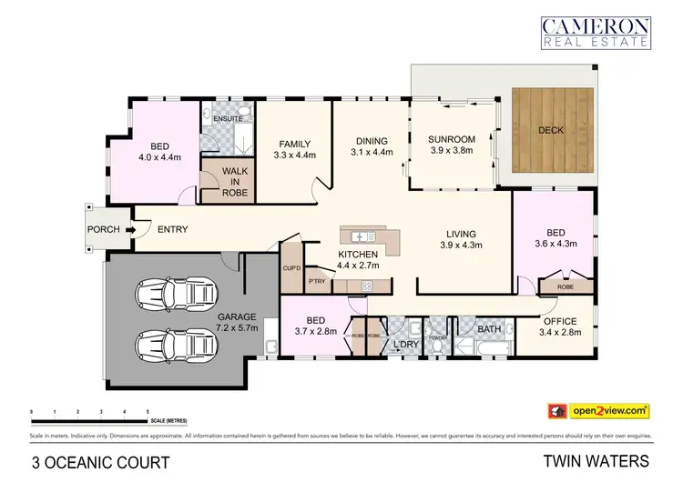 Floorplan of Homely house listing, 3 Oceanic Court, Twin Waters QLD 4564