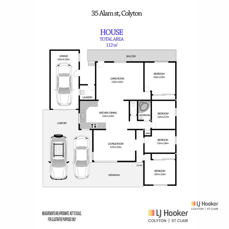 Floorplan of Homely house listing, 35 Alam Street, Colyton NSW 2760
