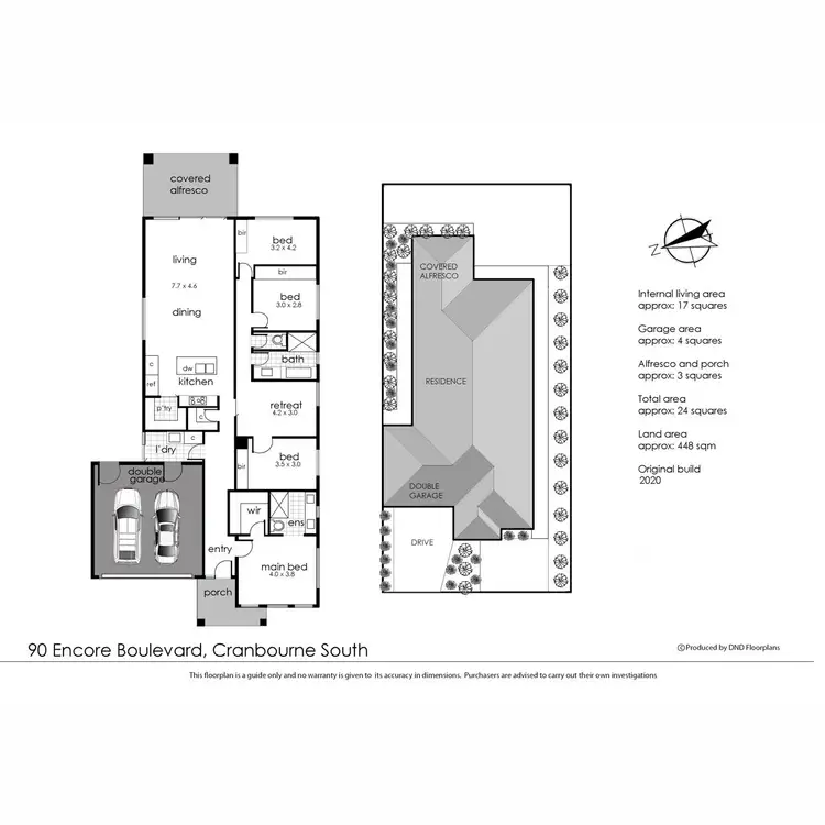 Floorplan of Homely house listing, 90 Encore Boulevard, Cranbourne South VIC 3977