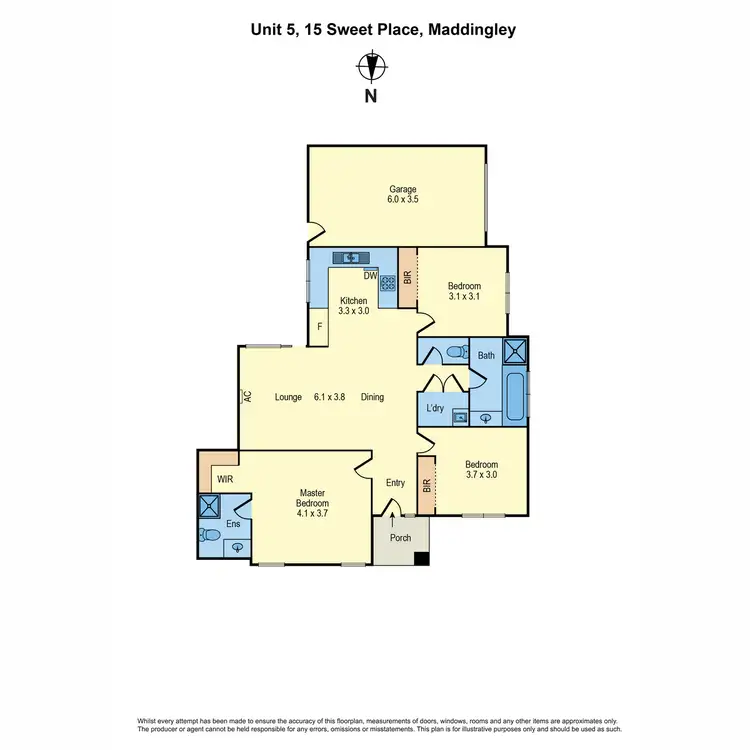 Floorplan of Homely unit listing, 5/15 Sweet Avenue, Maddingley VIC 3340