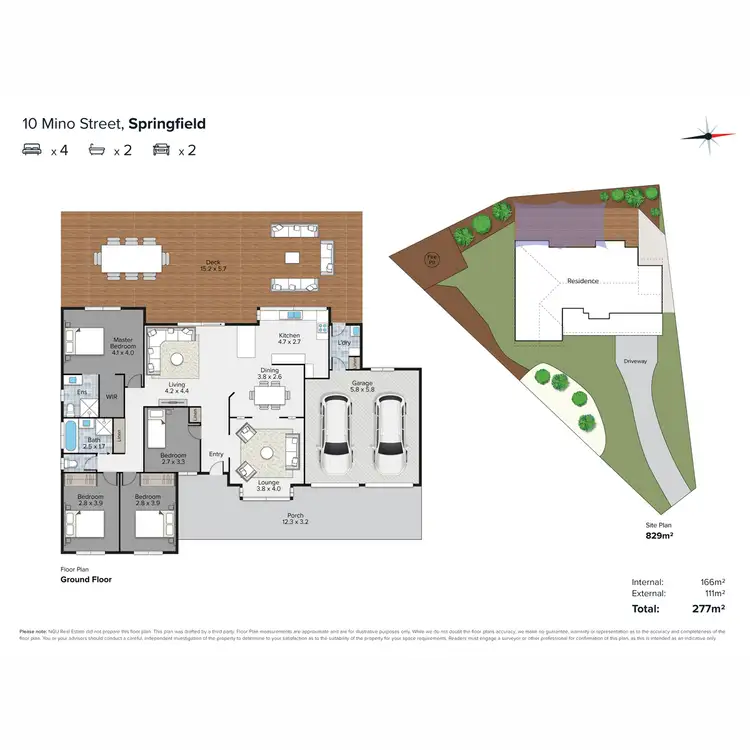 Floorplan of Homely house listing, 10 Mino Street, Springfield QLD 4300