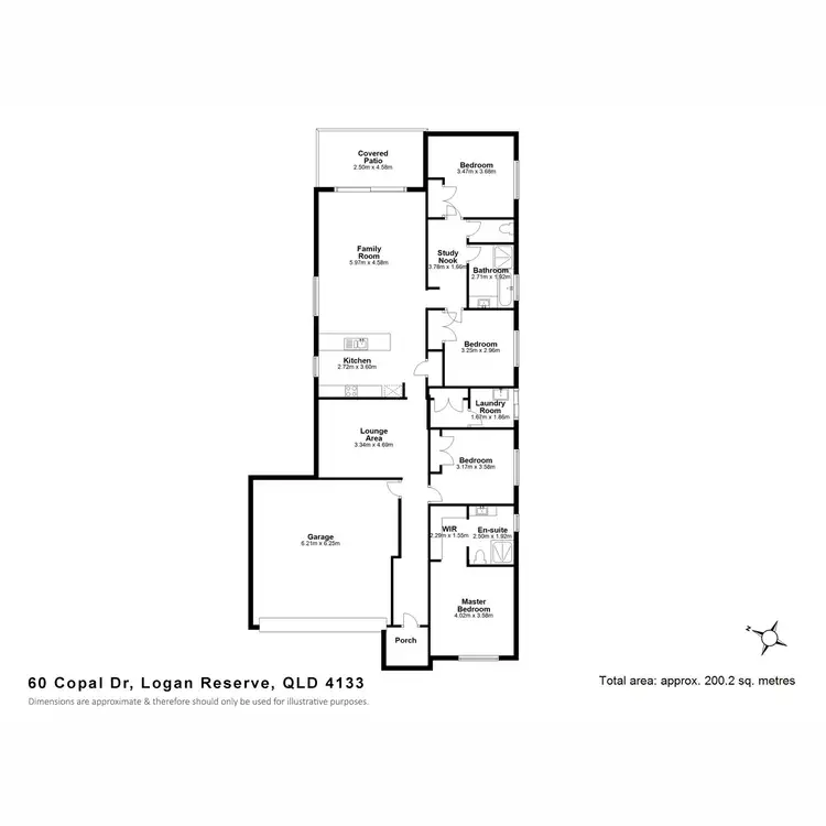 Floorplan of Homely house listing, 60 Copal Drive, Logan Reserve QLD 4133