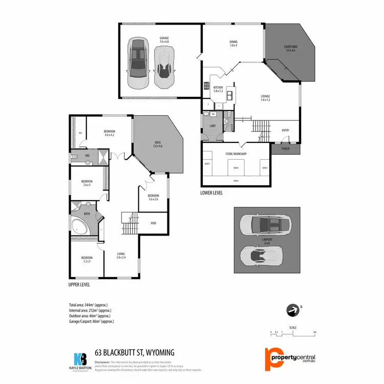 Floorplan of Homely house listing, 63 Blackbutt Street, Wyoming NSW 2250