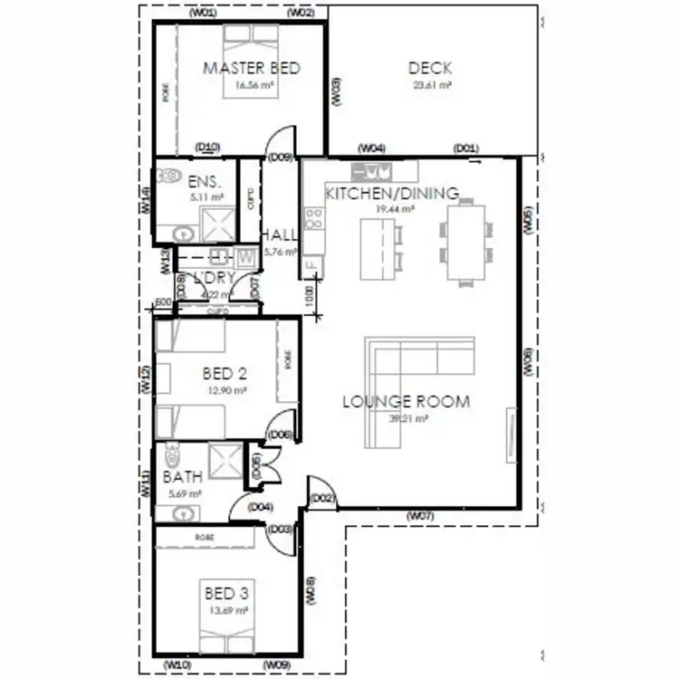 Floorplan of Homely house listing, 2 Sweet Pea Court, Coles Bay TAS 7215