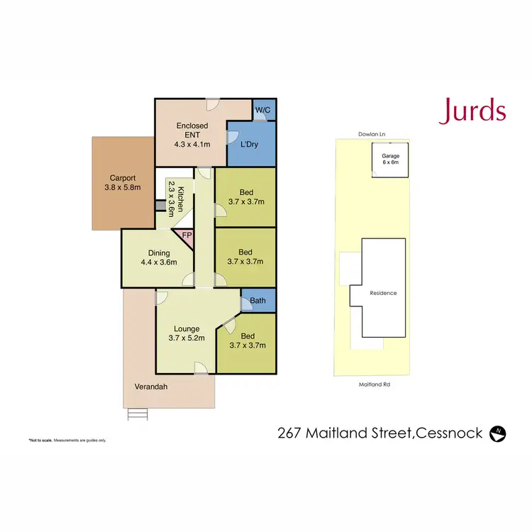 Floorplan of Homely house listing, 267 Maitland Road, Cessnock NSW 2325
