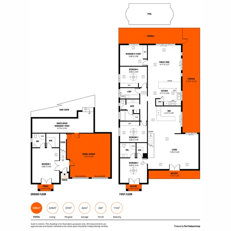 Floorplan of Homely house listing, 24 Reuben Richardson Road, Greenwith SA 5125