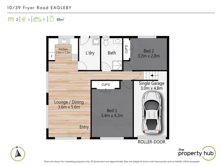 Floorplan of Homely unit listing, 10/39 Fryar Road, Eagleby QLD 4207