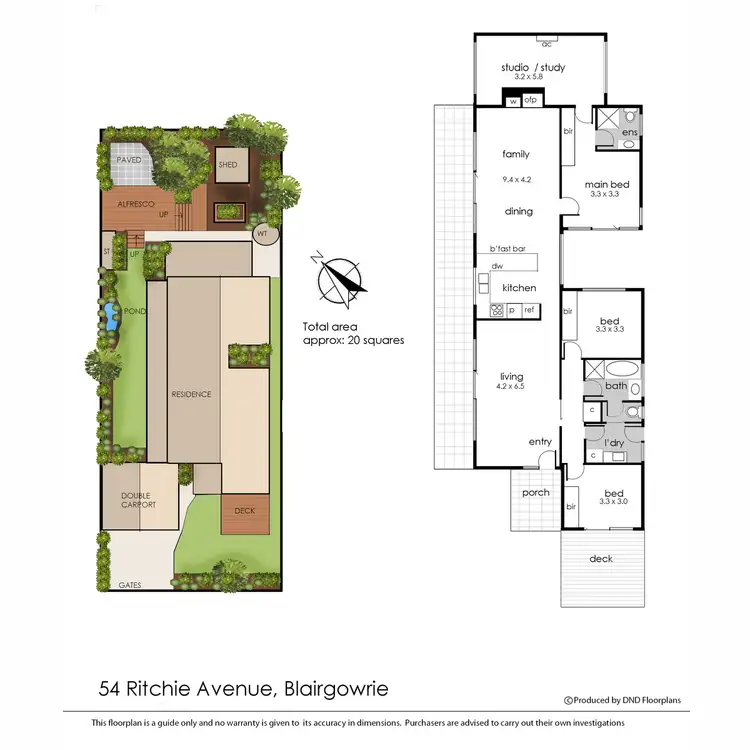 Floorplan of Homely house listing, 54 Ritchie Avenue, Blairgowrie VIC 3942