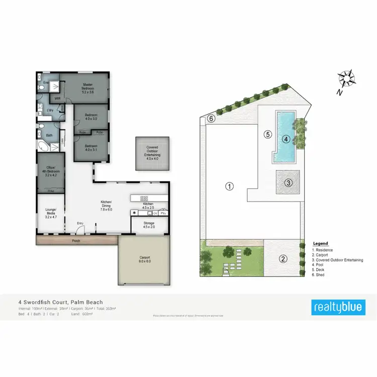 Floorplan of Homely house listing, 4 Swordfish Court, Palm Beach QLD 4221