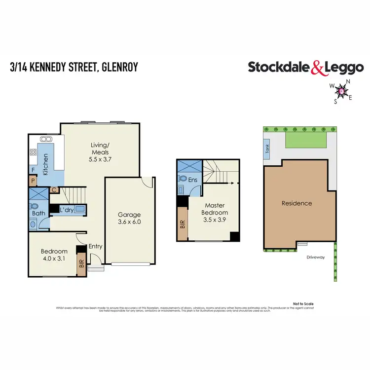Floorplan of Homely townhouse listing, 3/14 Kennedy Street, Glenroy VIC 3046