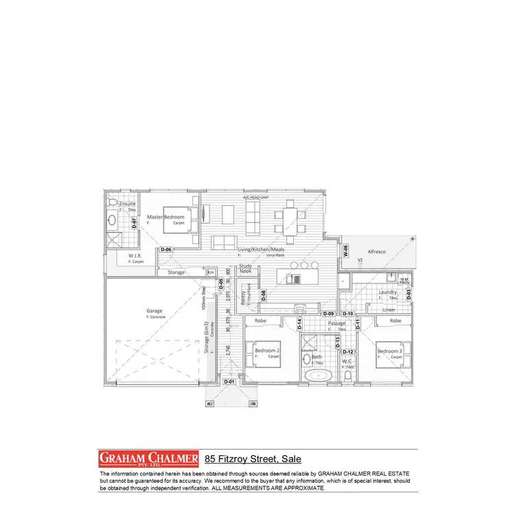 Floorplan of Homely house listing, 85 Fitzroy Street, Sale VIC 3850