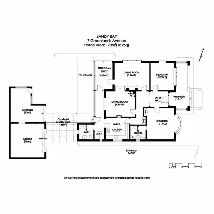 Floorplan of Homely house listing, 7 Greenlands Avenue, Sandy Bay TAS 7005