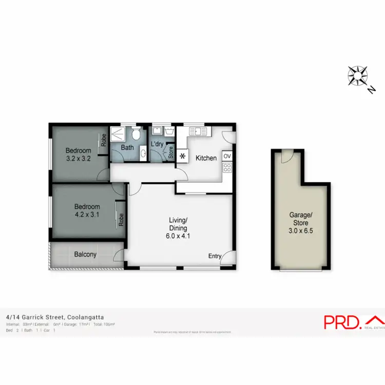 Floorplan of Homely unit listing, 4/14 Garrick Street, Coolangatta QLD 4225