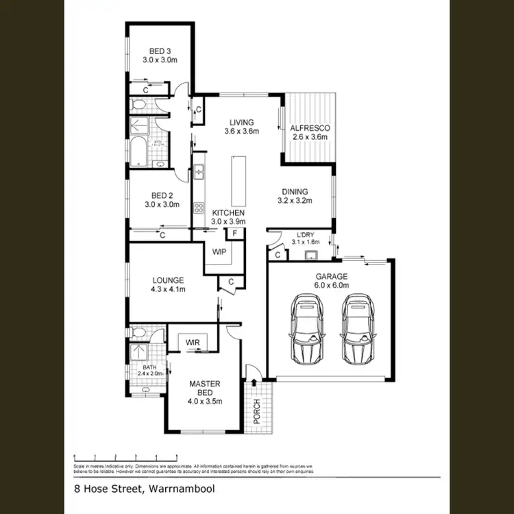 Floorplan of Homely house listing, 8 Hose Street, Warrnambool VIC 3280