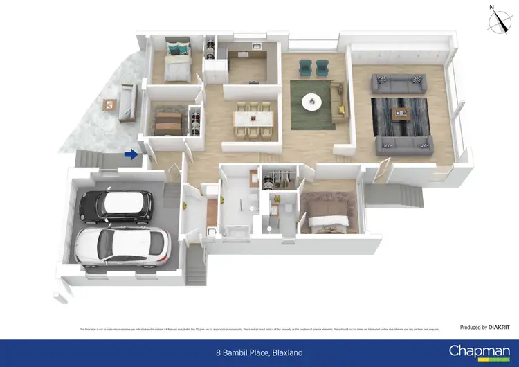 Floorplan of Homely house listing, 8 Bambil Place, Blaxland NSW 2774