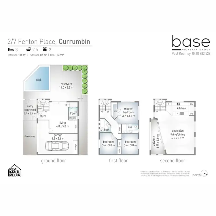 Floorplan of Homely villa listing, 2/7 Fenton Place, Currumbin QLD 4223