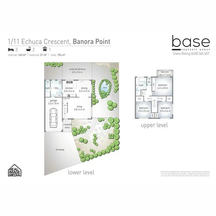 Floorplan of Homely semi-detached listing, 1/11 Echuca Crescent, Banora Point NSW 2486