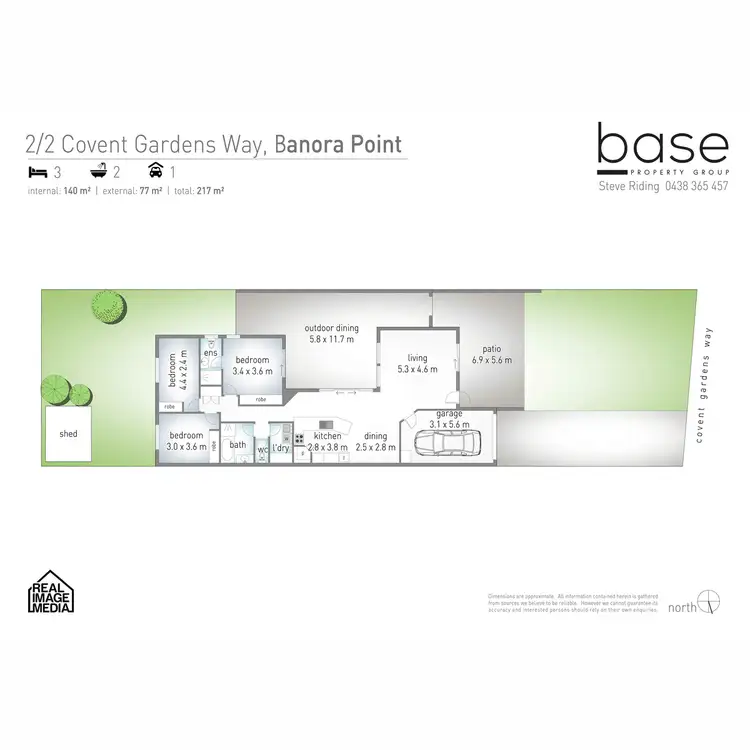 Floorplan of Homely semi-detached listing, 2/2 Covent Gardens Way, Banora Point NSW 2486