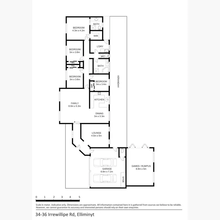 Floorplan of Homely house listing, 34-36 Irrewillipe Road, Elliminyt VIC 3250
