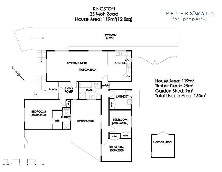 Floorplan of Homely house listing, 25 Moir Road, Kingston TAS 7050