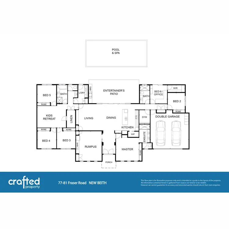 Floorplan of Homely house listing, 77 Fraser Road, New Beith QLD 4124