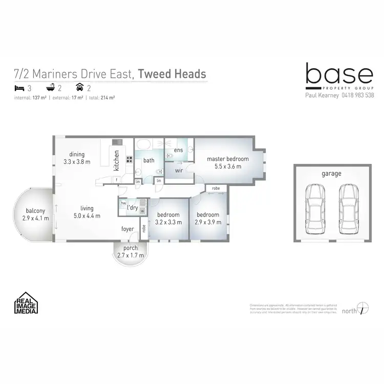 Floorplan of Homely unit listing, 58 Jacaranda Gate, 2 Mariners Drive East, Tweed Heads NSW 2485
